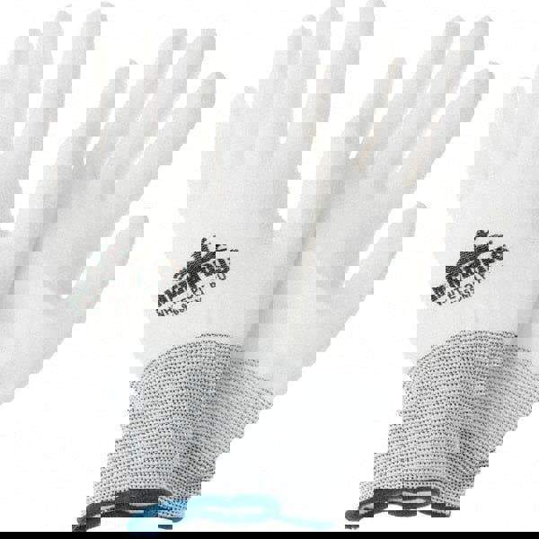 General Purpose Work Gloves: Medium, Polyester Coated, Polyester